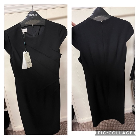 NWT HOBBS Black Mini Dress - Picture 2 of 7
